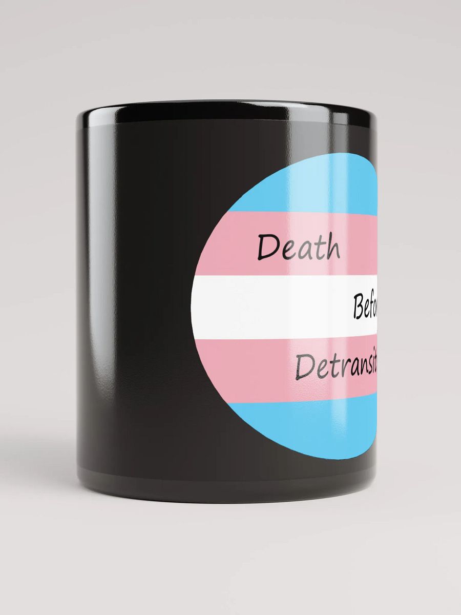 Death Before Detransition Circle Mug product image (10)