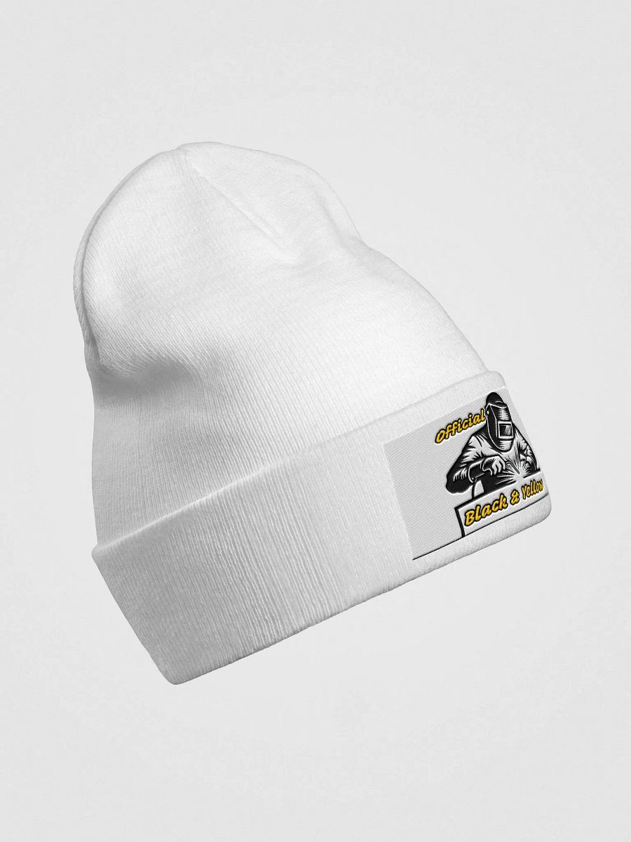 Official Black & Yellow Welding Steel Beanie product image (4)