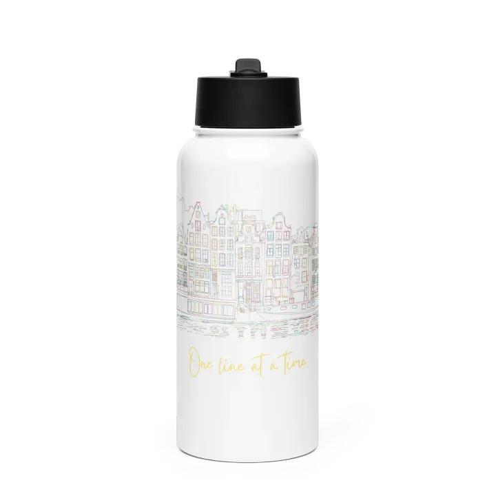One Line at a Time | Stainless Steel Water Bottle product image (1)