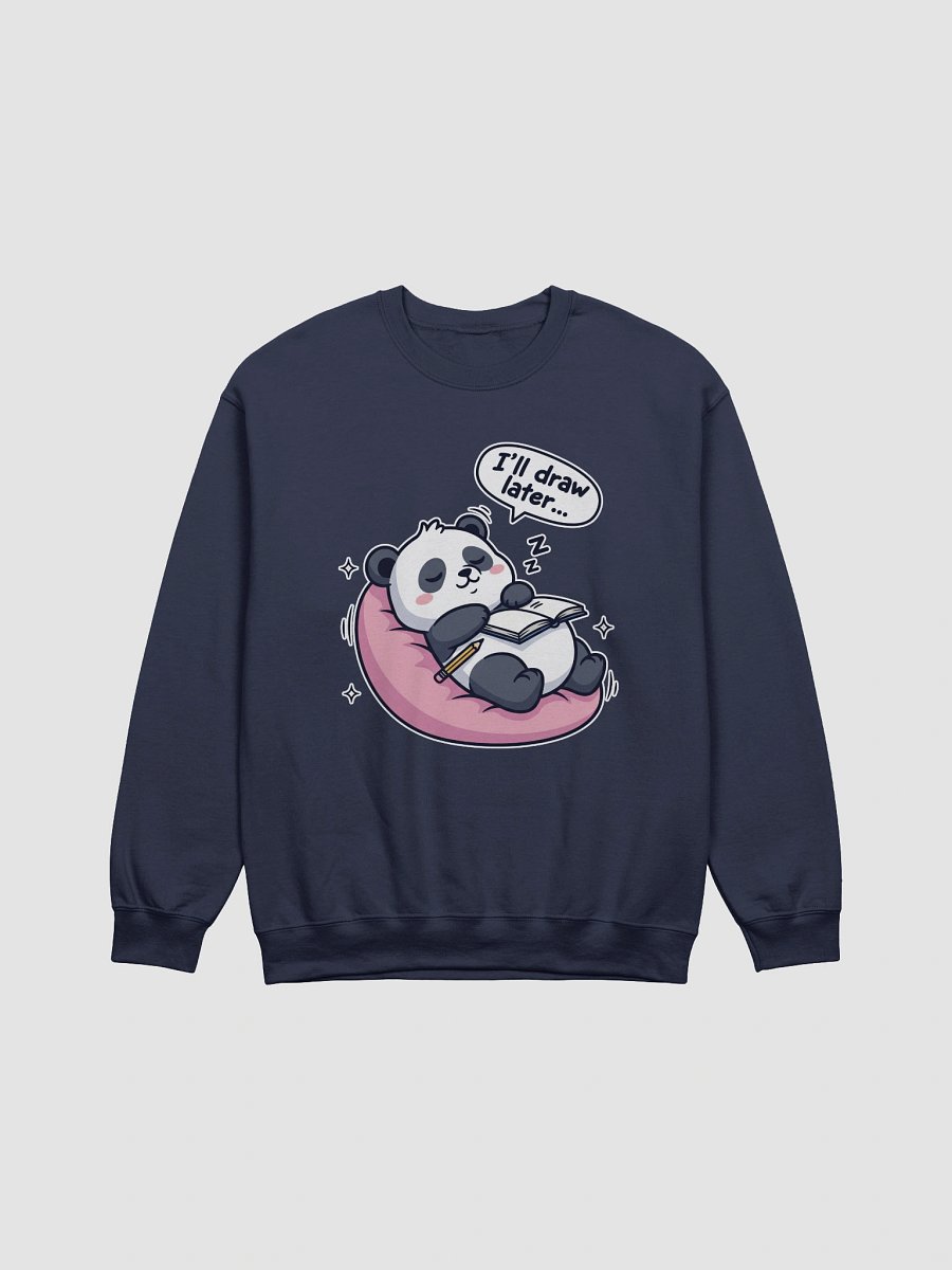 Procrastination Panda Crewneck Sweatshirt product image (9)