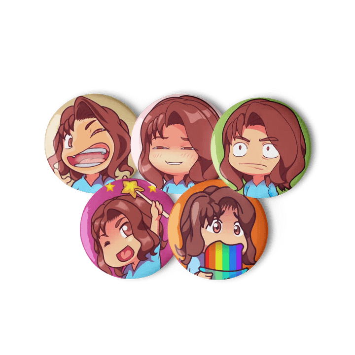 MadCoffee Emoji Button Pins product image (1)