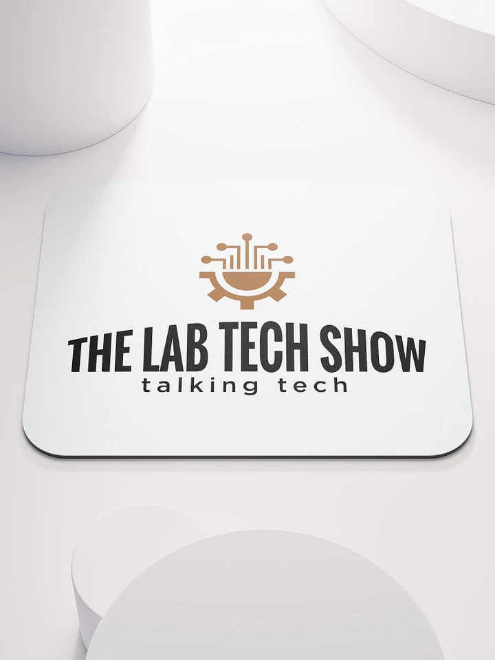 Lab Tech Show Mouse Pad Brown, Black, & White product image (1)