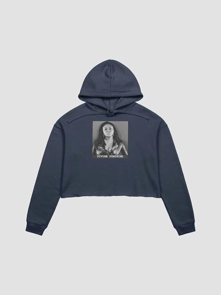 Divine Feminine Navy Crop Hoodie product image (1)