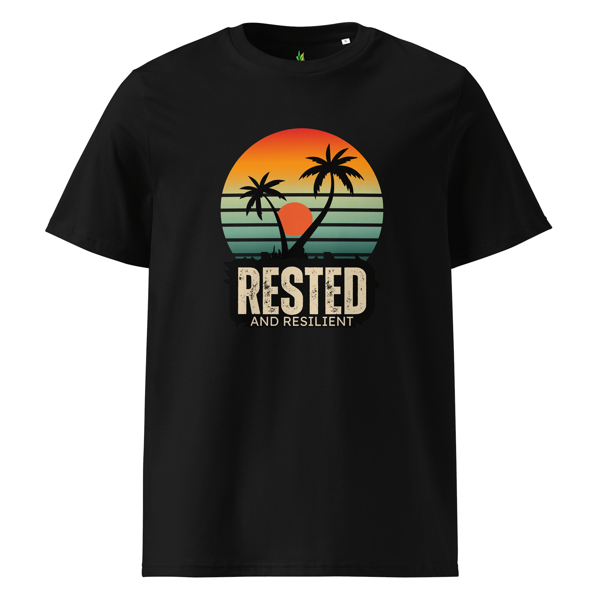 Rested and Resilient - Retro Sunset Unisex Tee product image (1)