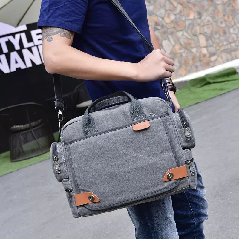 Men Crossbody Canvas Shoulder Bags Boy Messenger Bags Man Handbags Travel Bag product image (4)