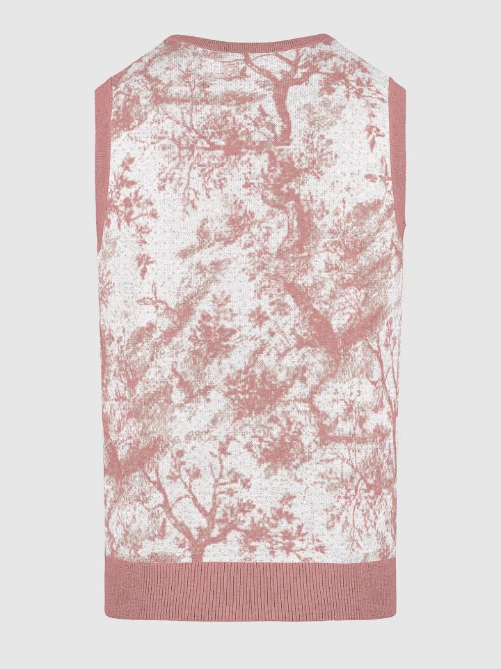Marbled Cozy V-Neck Vest product image (11)