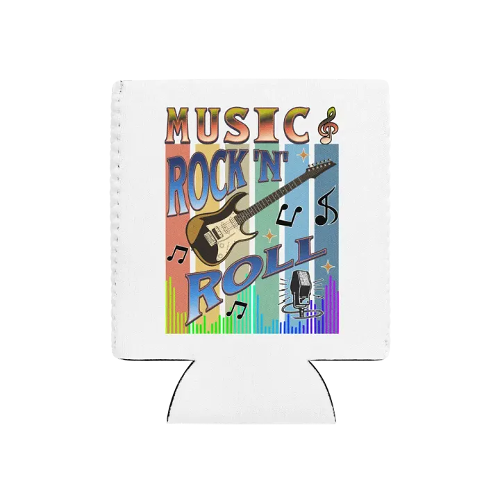 Music Rock N Roll Guitar Can Cooler product image (1)