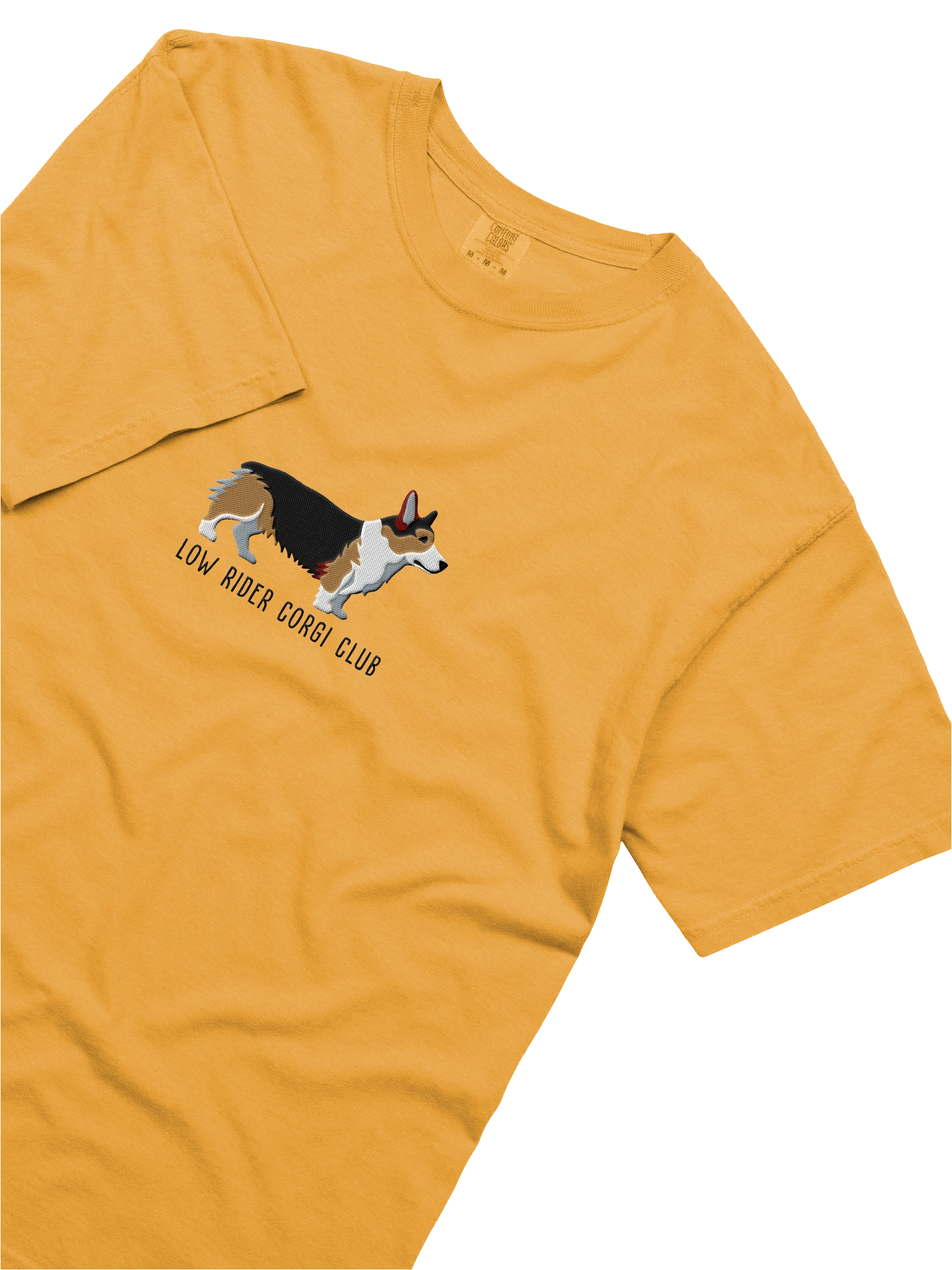 Low Rider Corgi Club T-Shirt(Embroidered) of a Pembroke Welsh Corgi(Sable) product image (35)