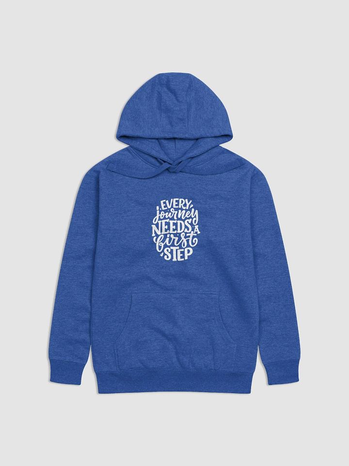 Every Journey Needs a First Step Hoodie - Blue product image (1)