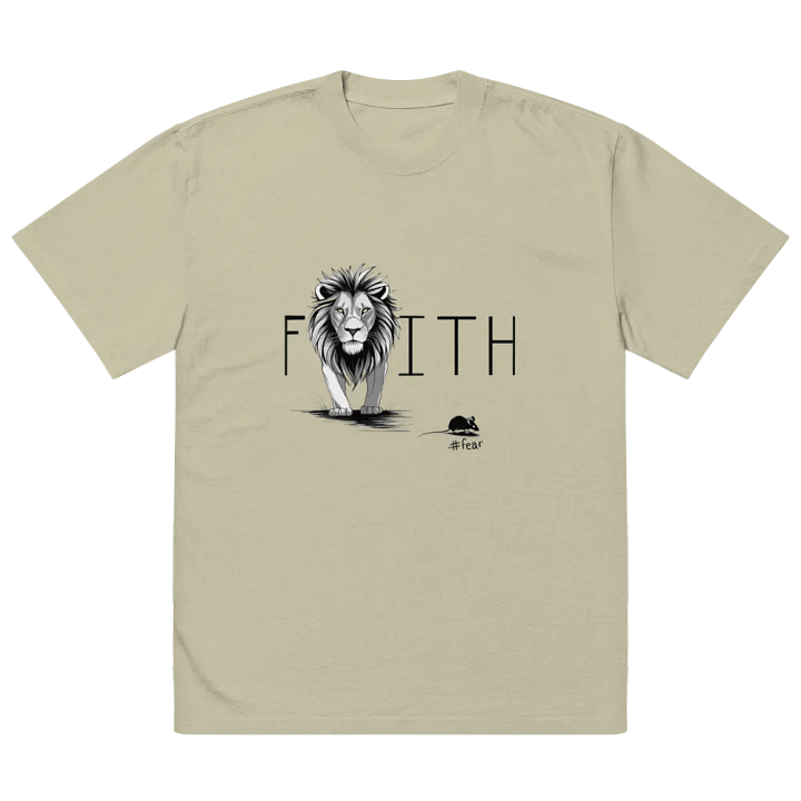 Faith Over Fear Green T-shirt product image (2)