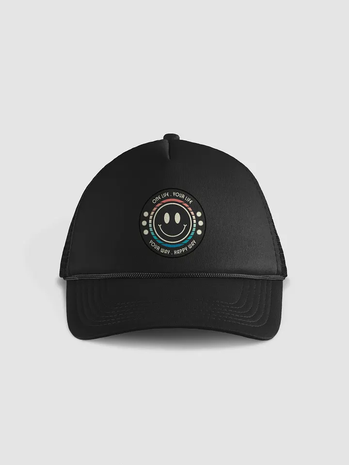 Happy Vibes Foam Trucker Hat product image (1)