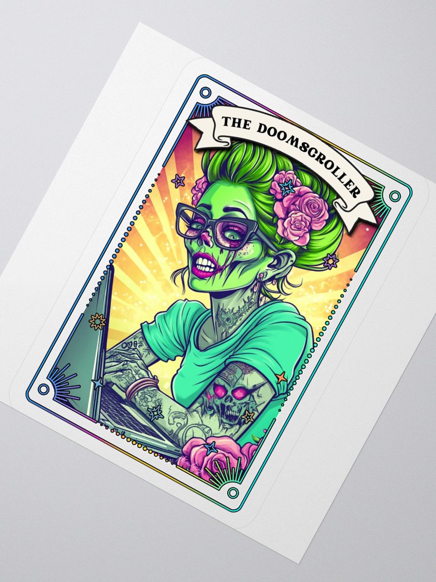 Zombabes: The Doomscroller Sticker product image (2)