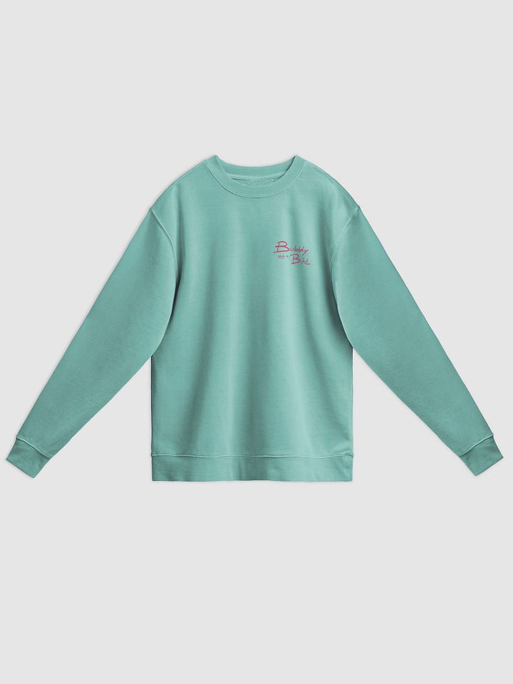 Bubbly and a B*tch (sm. fuchsia design) printed pigment crewneck product image (15)