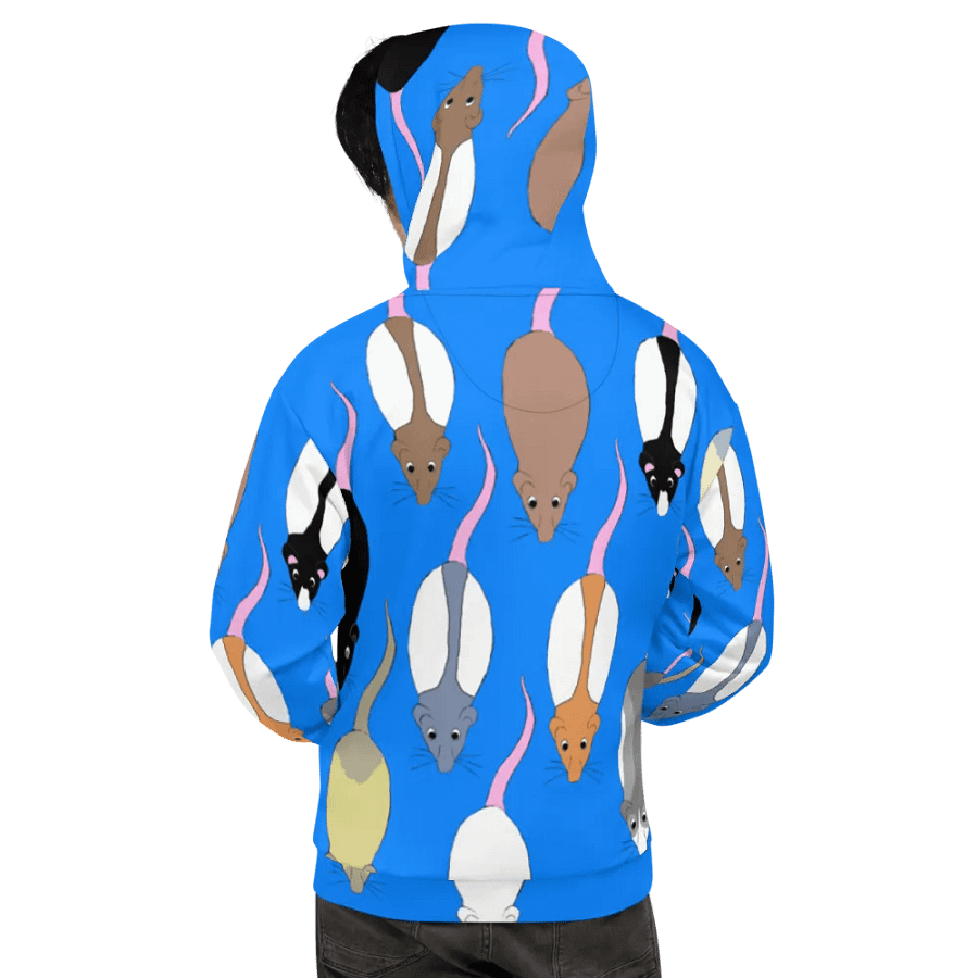 Rat Pack (blue) hoody product image (4)