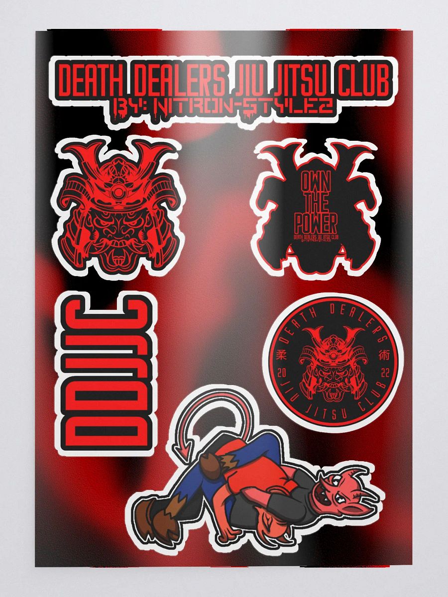 DDJJC - Red Sticker Sheet product image (1)