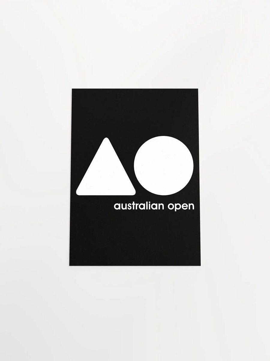 Minimalist Australian Open Logo Poster product image (48)