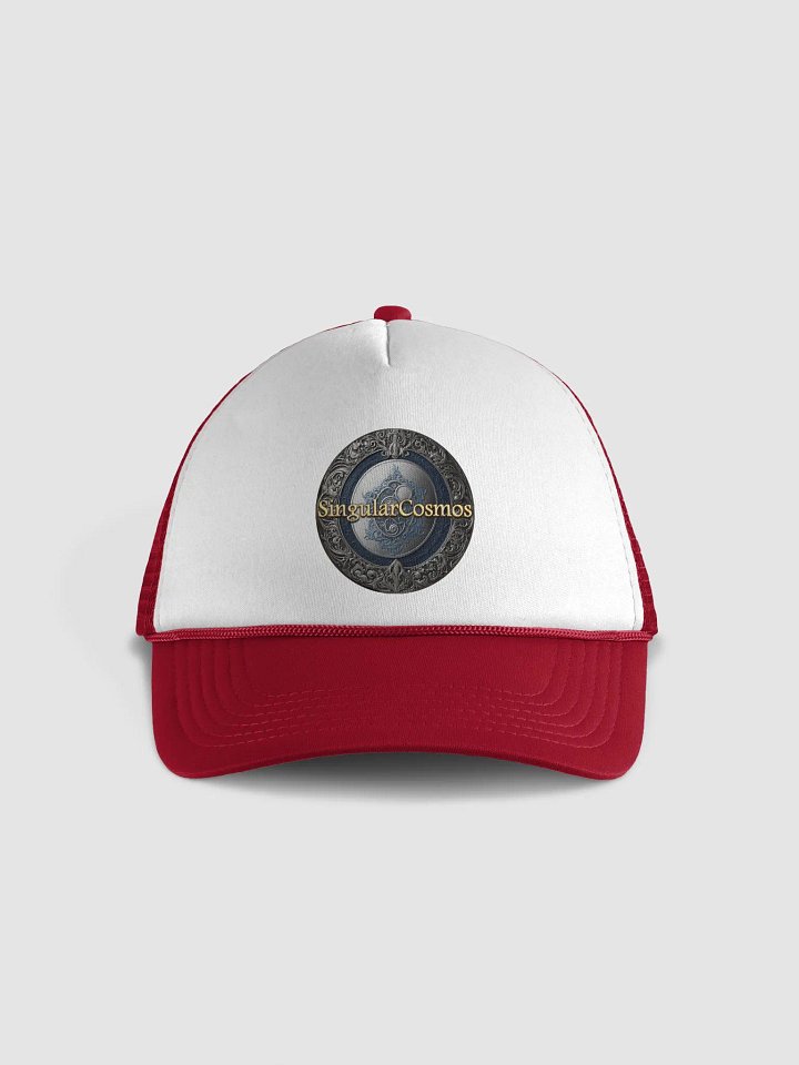 Singular Cosmos White/Red Trucker Hat product image (1)