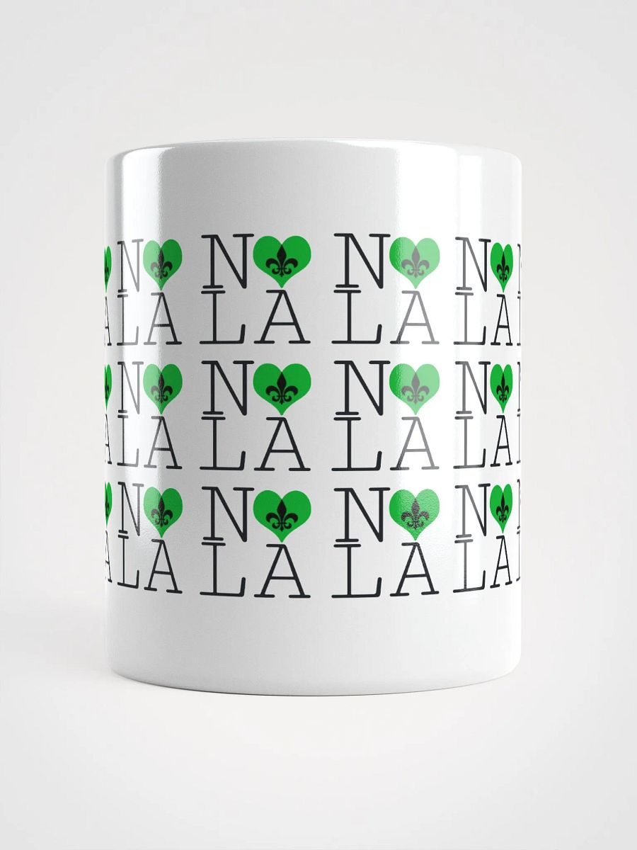 I LOVE NOLA **LEGACY MUG** (GREEN HEART INFINITY WALL) product image (5)