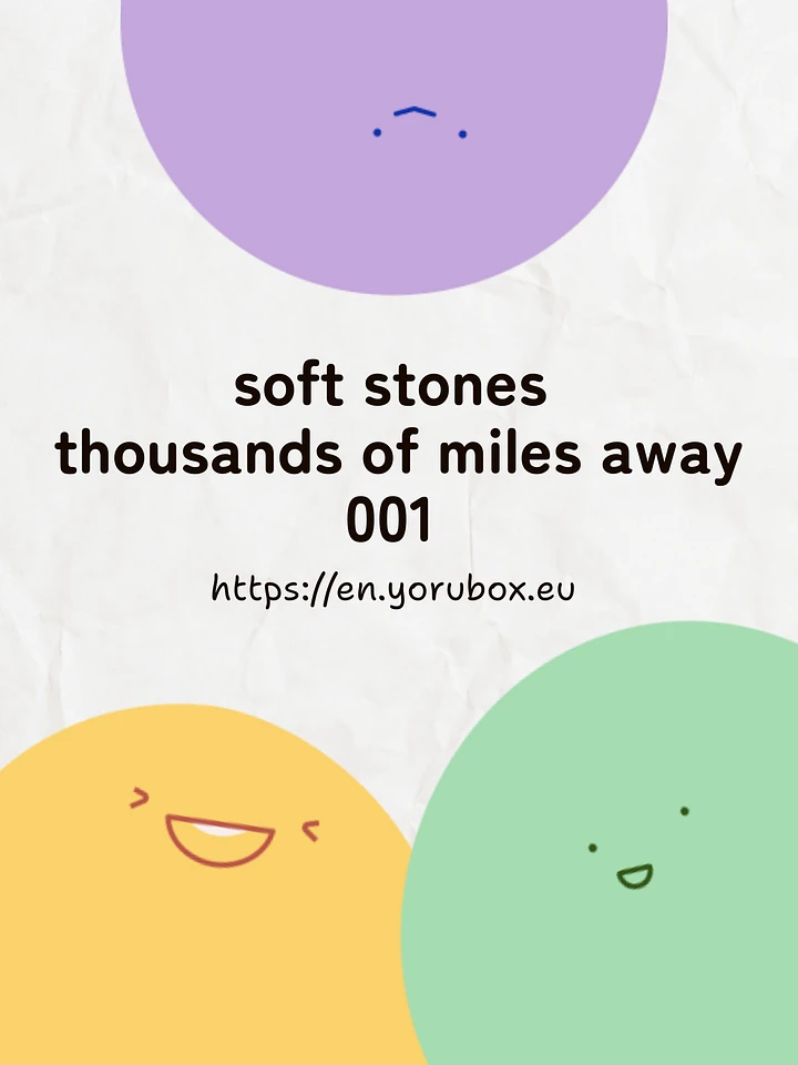 Stickers | soft stones thousands of miles away | 001 product image (1)