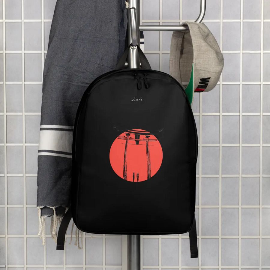 Backpack - Japan Torii Gate Couple Sunset Black product image (4)
