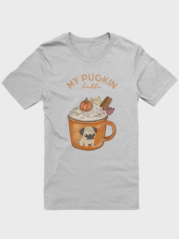 Pug Pumpkin Latte Funny T-shirt product image (2)