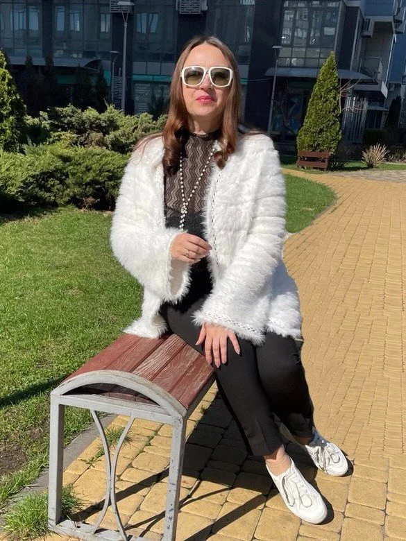 Схема вязания Кардиган Элиза (спицами) с пушистой пряжи/цифровая загрузка/скачать в формате pdf. Язык: Русский Украинский product image (6)