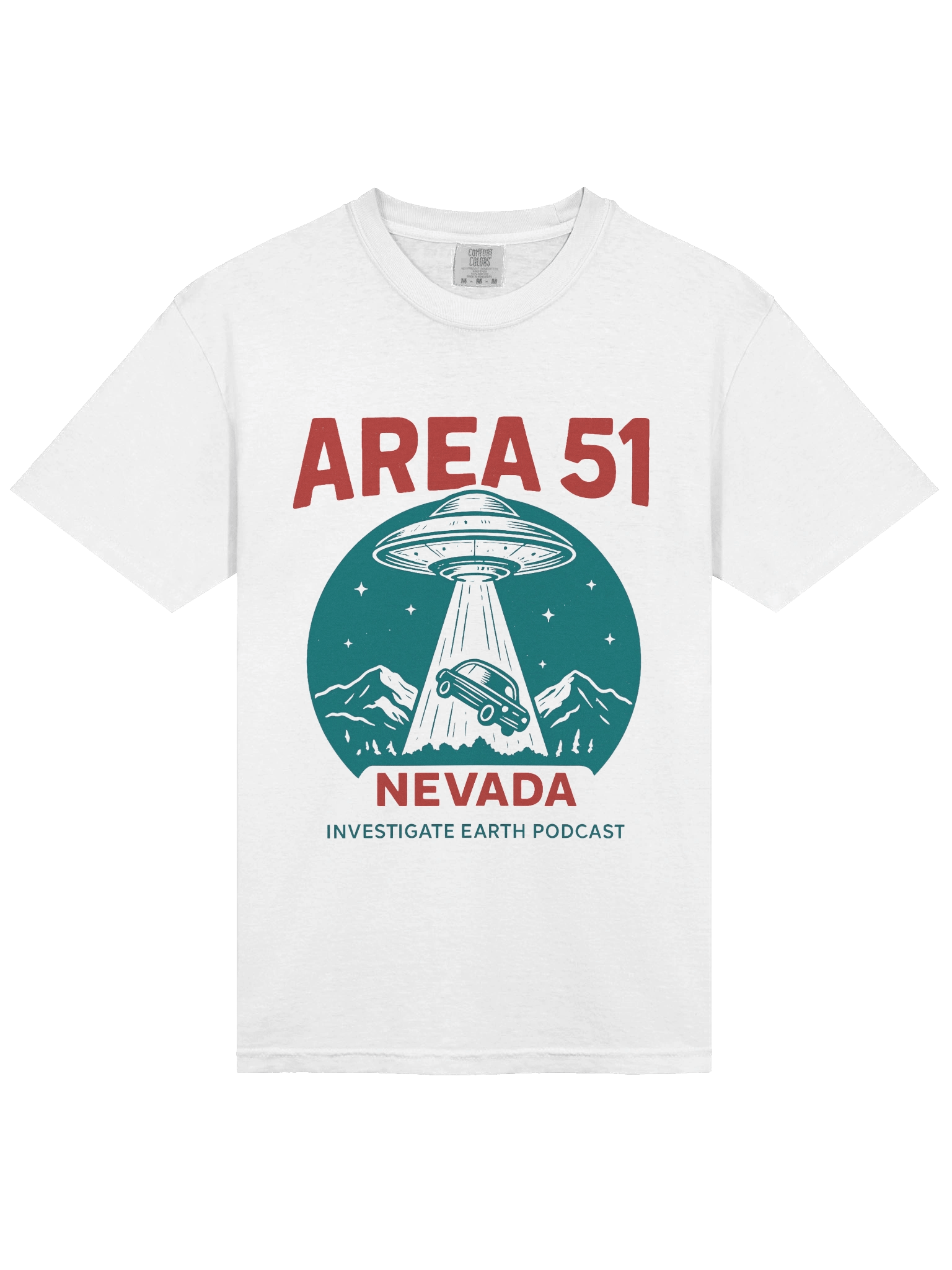 Limited Premium Area 51 UFO Abduction Comfort ColorsTee product image (6)