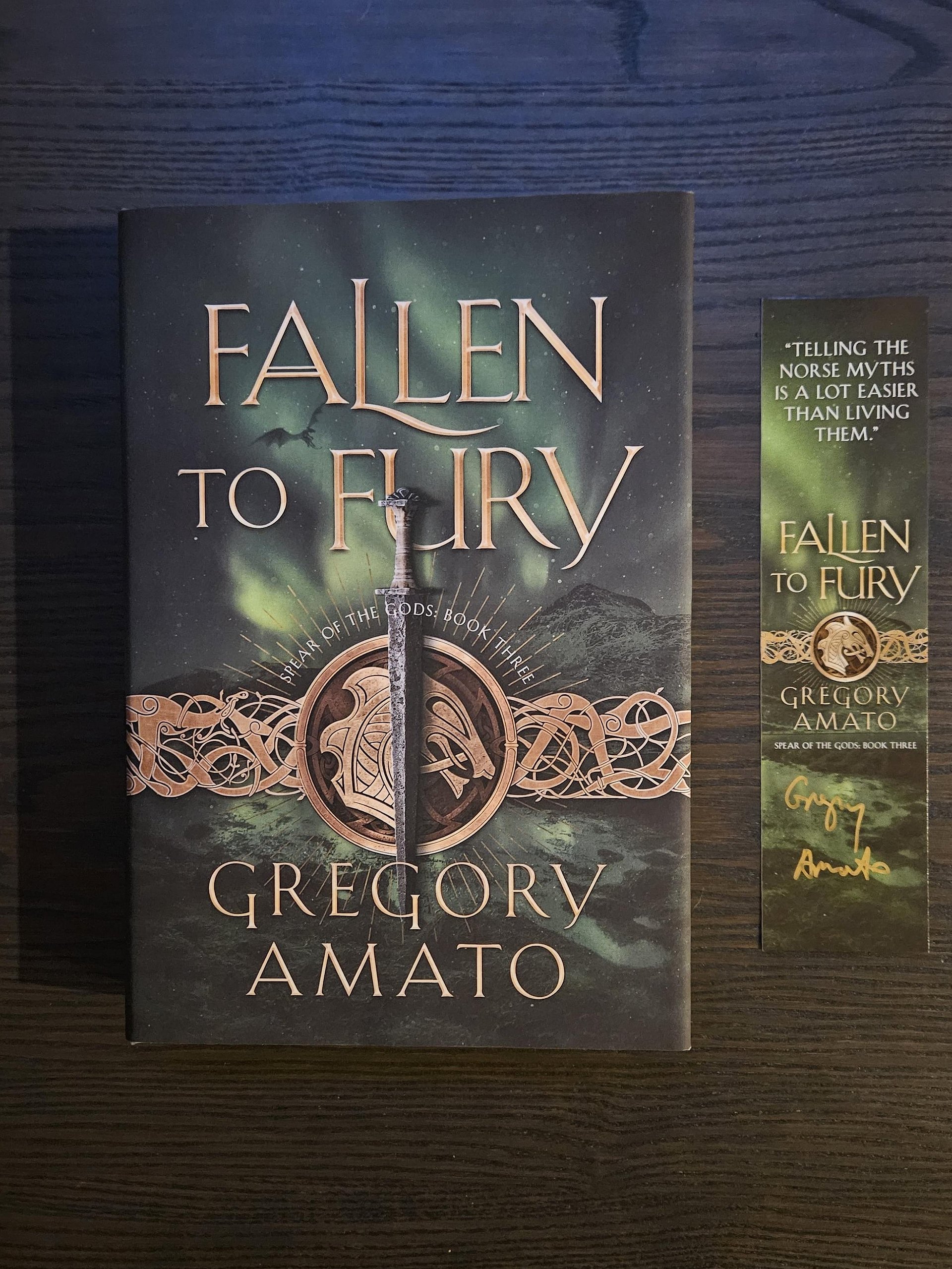 Fallen to Fury: Spear of the Gods, book 3 (signed hardback) product image (1)