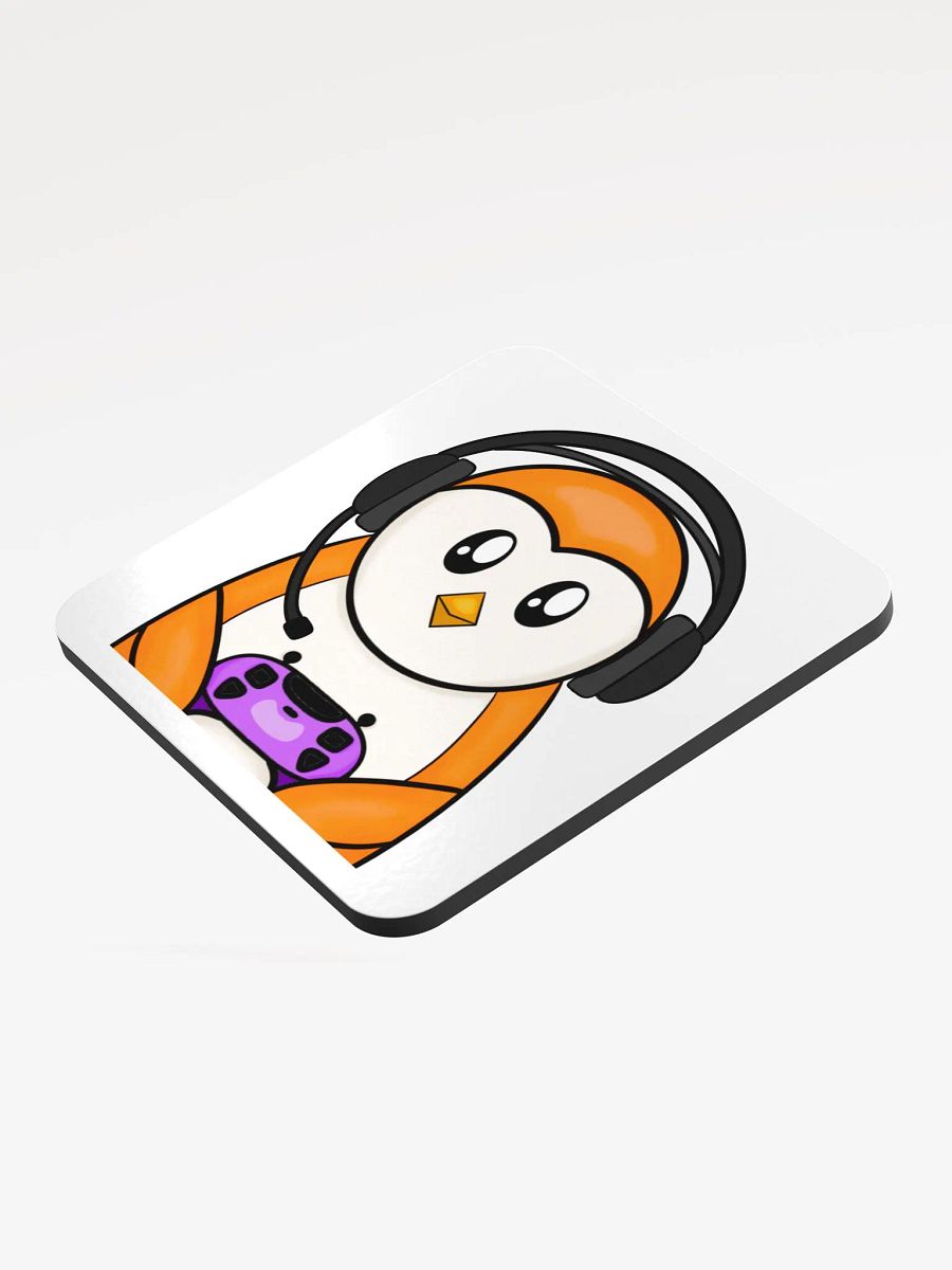 Gamer Penguin Coaster - Orange product image (3)