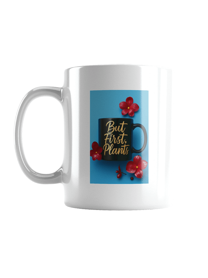 "Black" Leopard Print Cat Coffee Mug - Minimalist & Funny product image (3)