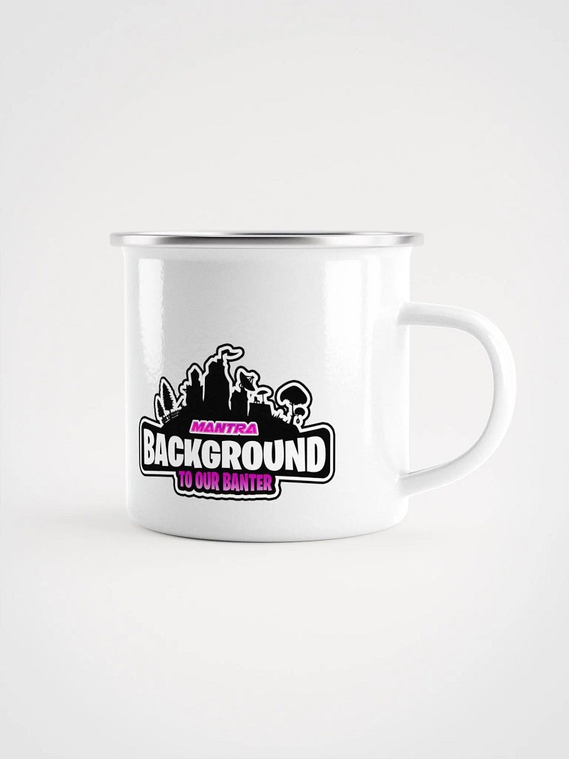 Mantra Background to our Banter Mug