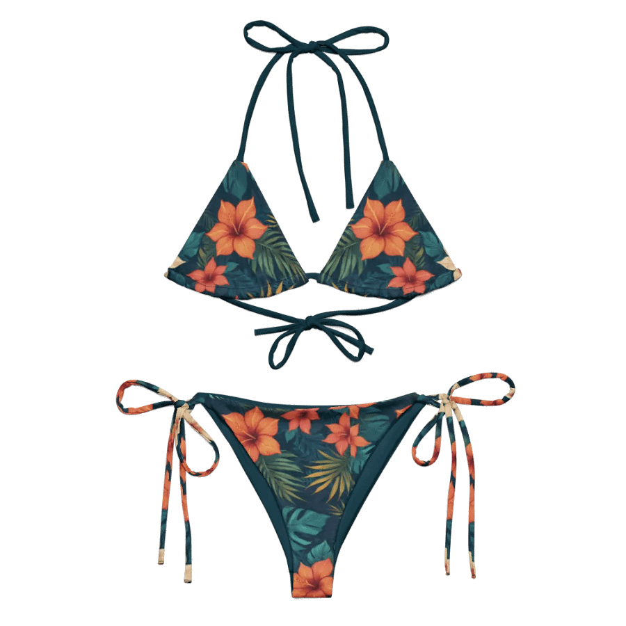 Tropical Blooms Recycled Bikini Set product image (5)