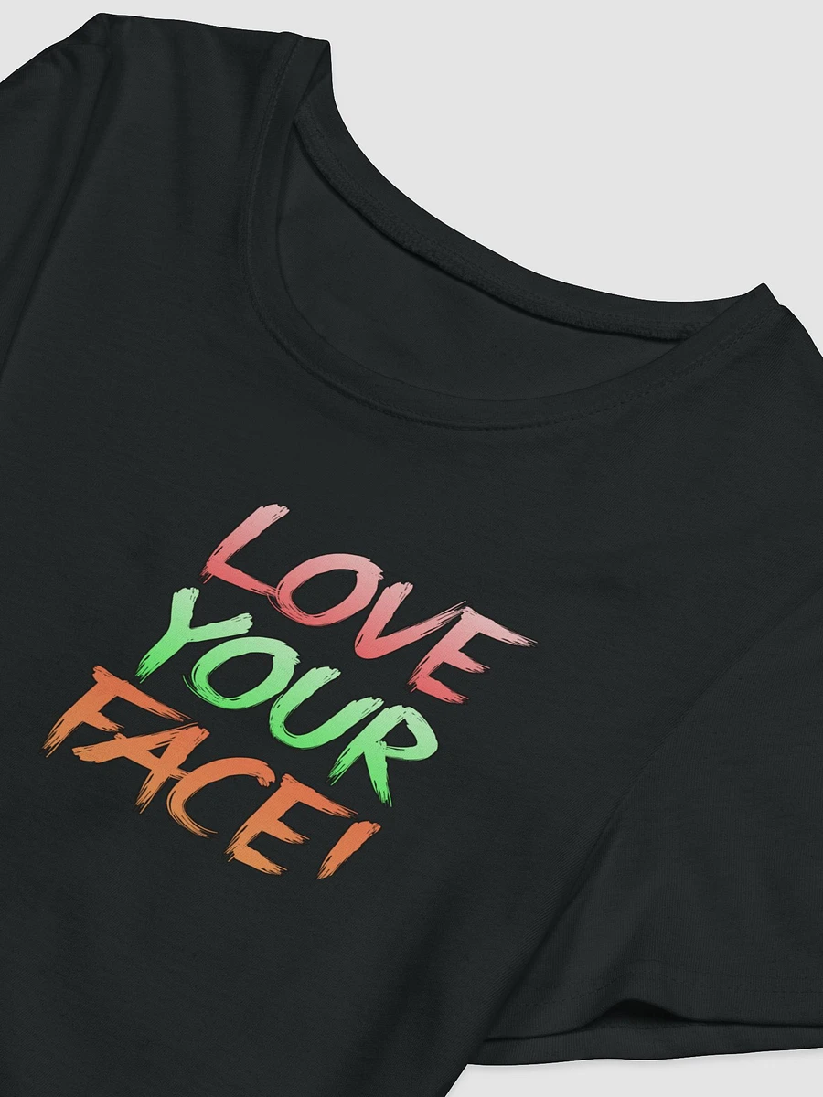 Love your face + Full logo crop tee product image (5)