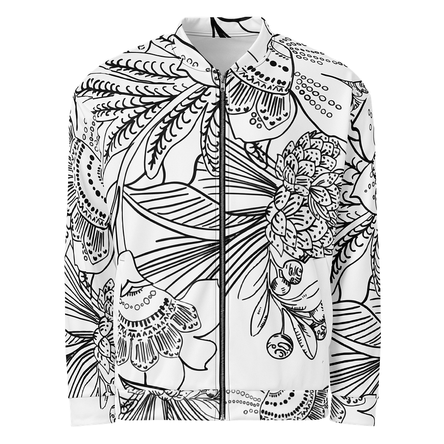 Blossom Noir All-Over Bomber Jacket product image (1)