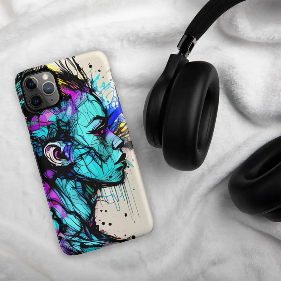 'Electric Emotions' Phone Case Painting Cover for iPhone 15 14 11 12 13 XR XS X 7 8 FE product image (49)