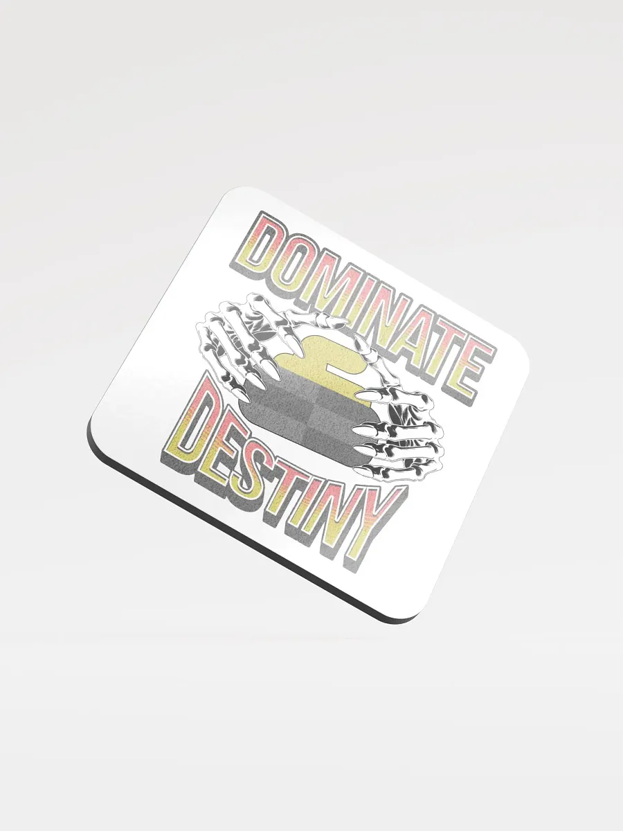 Dominate Destiny Curling Cork Coaster product image (2)