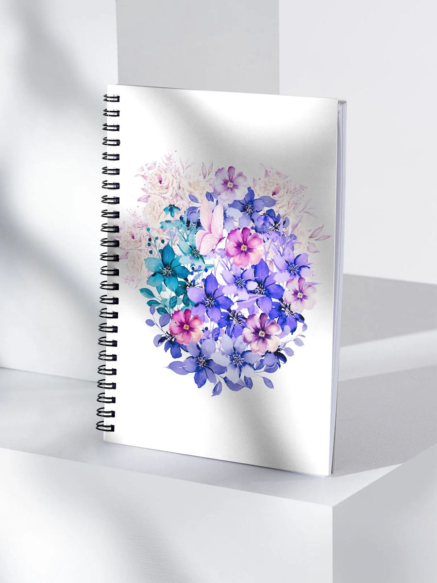 Butterfly Blooms Spiral Notebook product image (1)