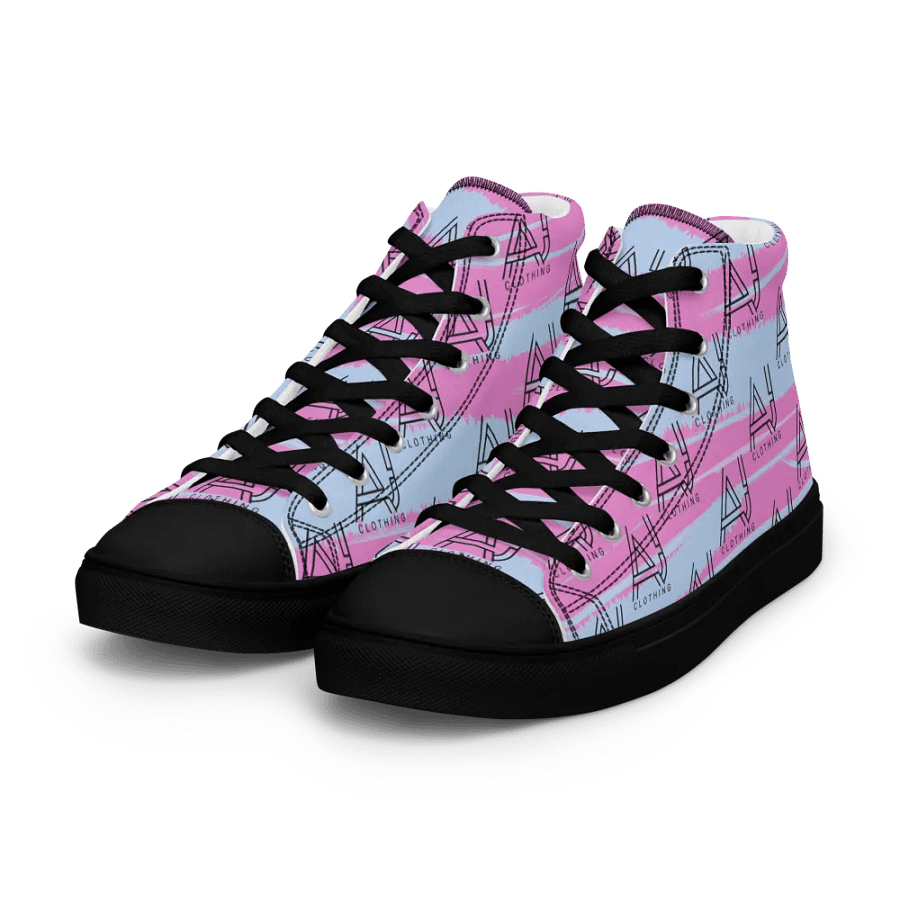 Pink blue alt high tops product image (7)