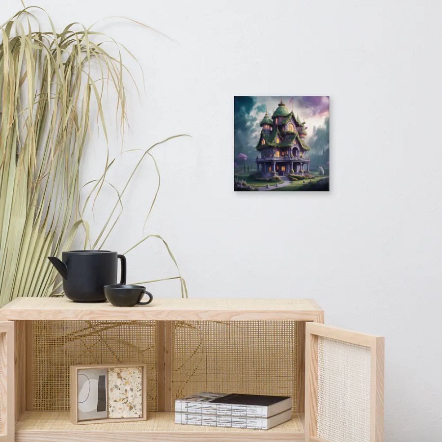 Watercolour Fairy House Art - v6 product image (9)