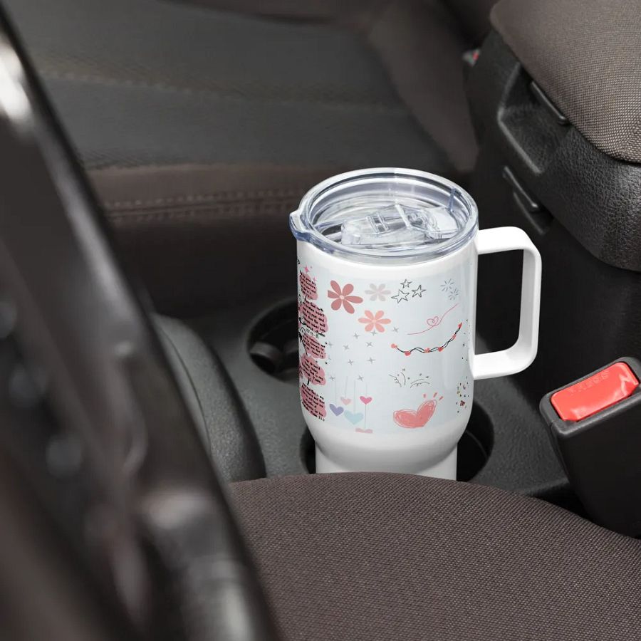 christain affirmations rooted in scripture Travel Mug product image (11)