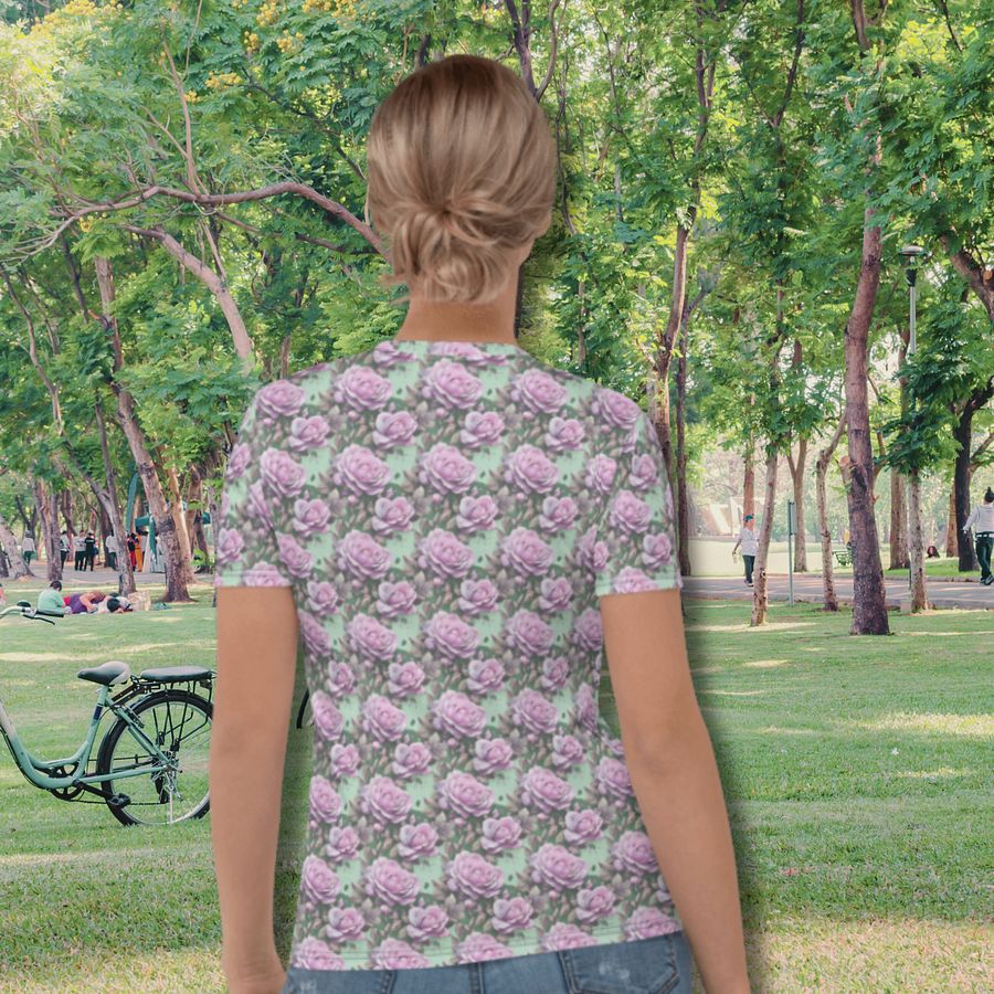 Funny Mom Floral All Over Print T-shirt product image (8)