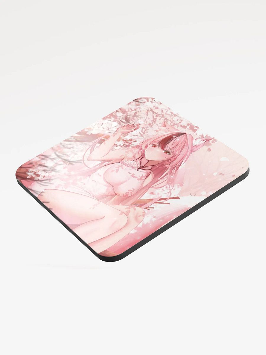 Whimsical Fox Spirit Cork Coaster product image (3)