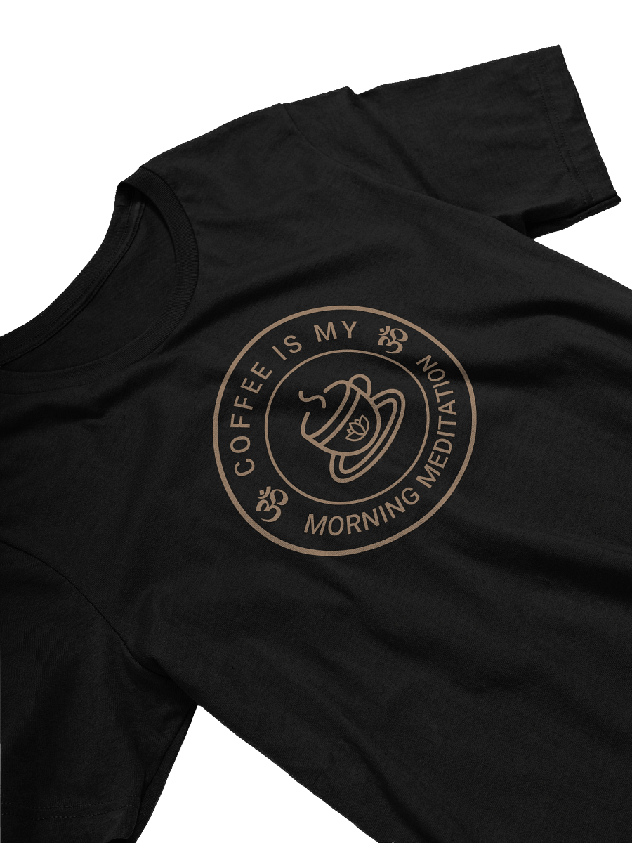 Coffee is my Morning Meditation | Bella+Canvas Supersoft T-Shirt product image (3)