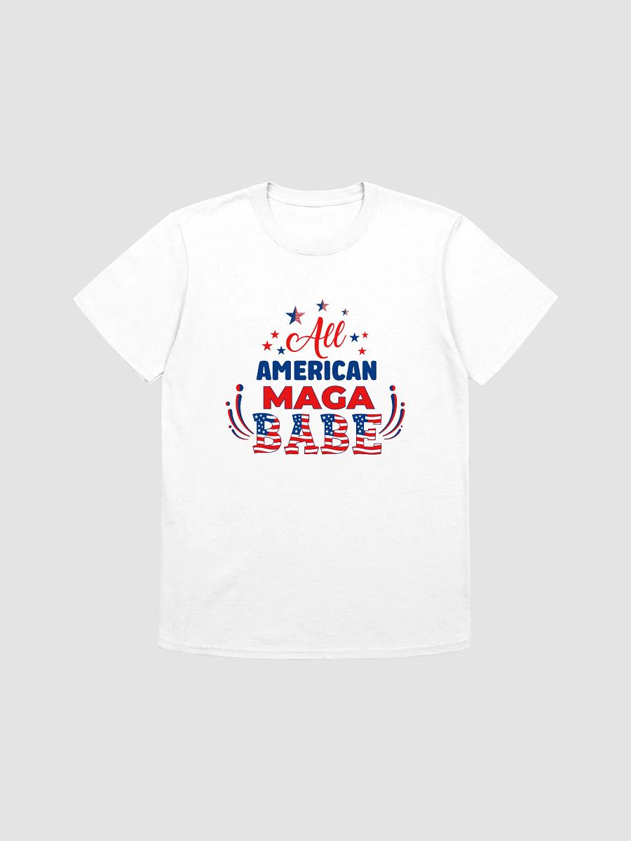 Patriotic All American MAGA Babe Tee product image (2)