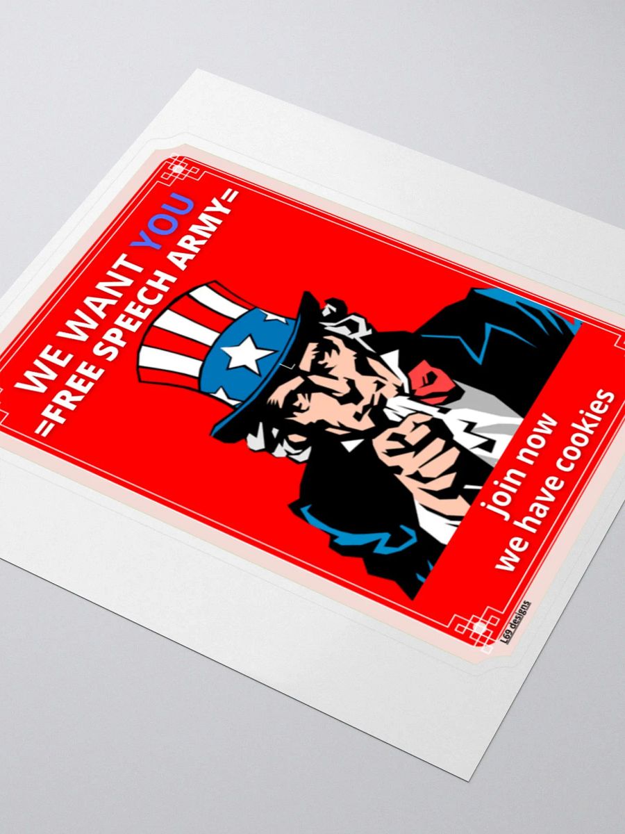 WE WANT YOU FOR FREE SPEECH ARMY product image (3)