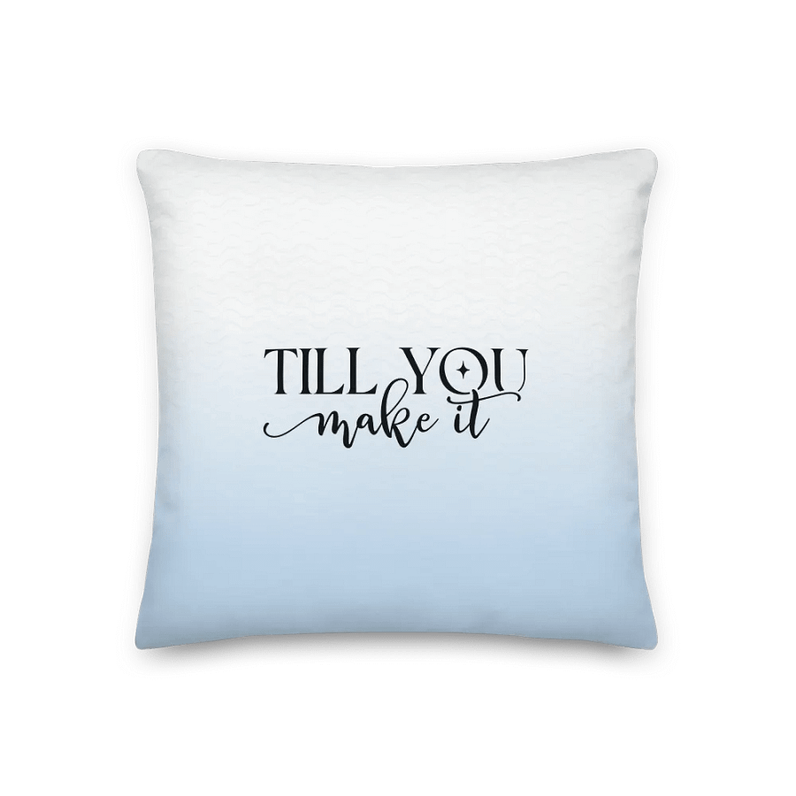 Faith It Till You Make It Pastel Decorative Pillow product image (2)