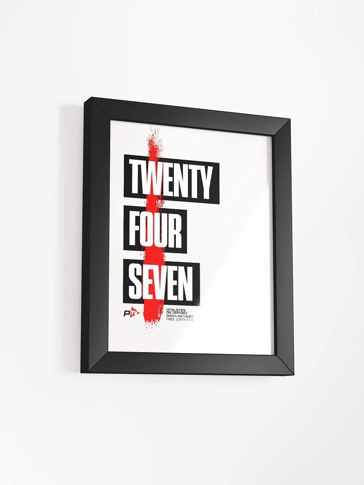 24/7 Red Streak Framed Poster product image (8)