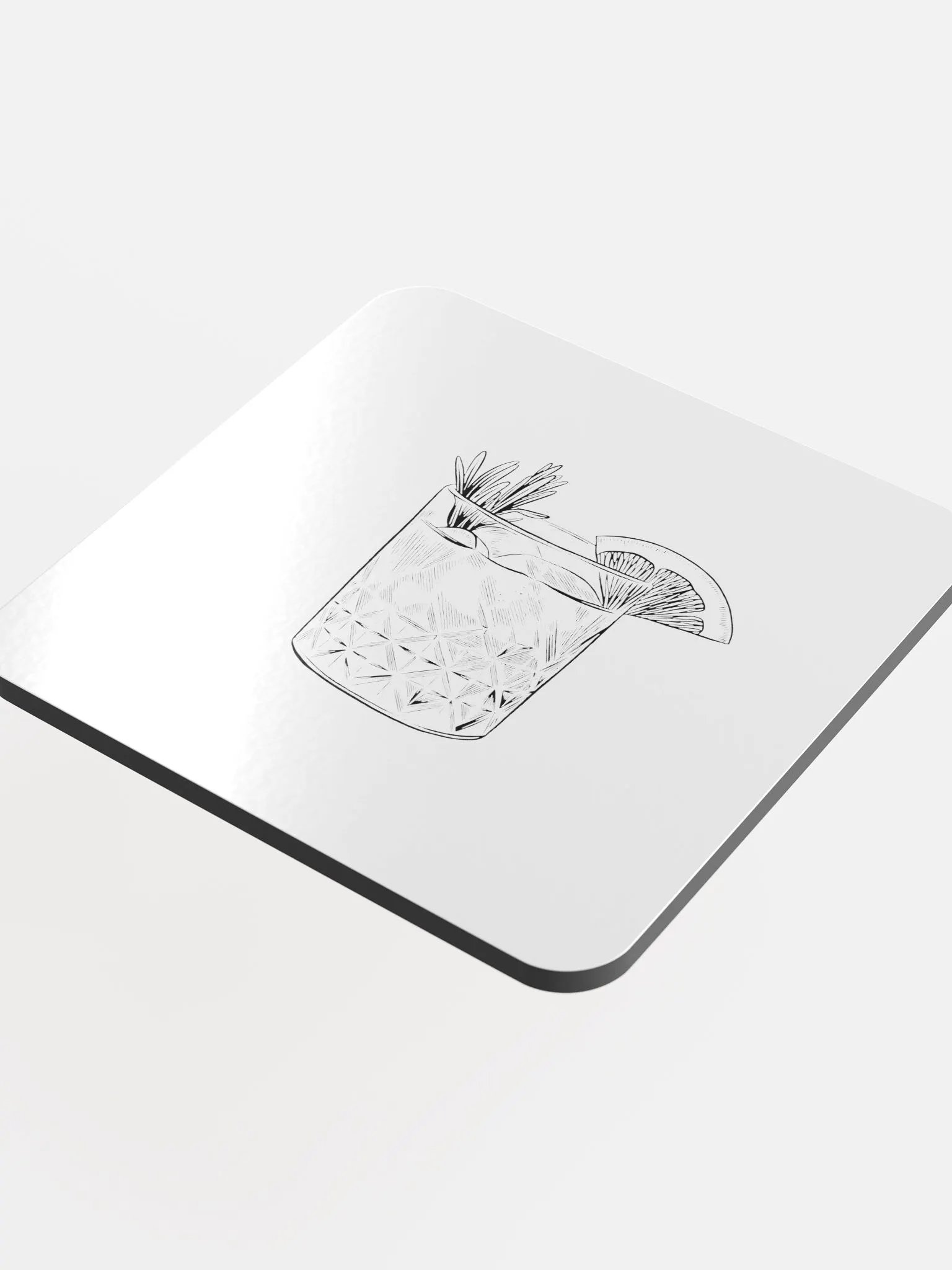 Chic Glossed Cork Coaster product image (4)