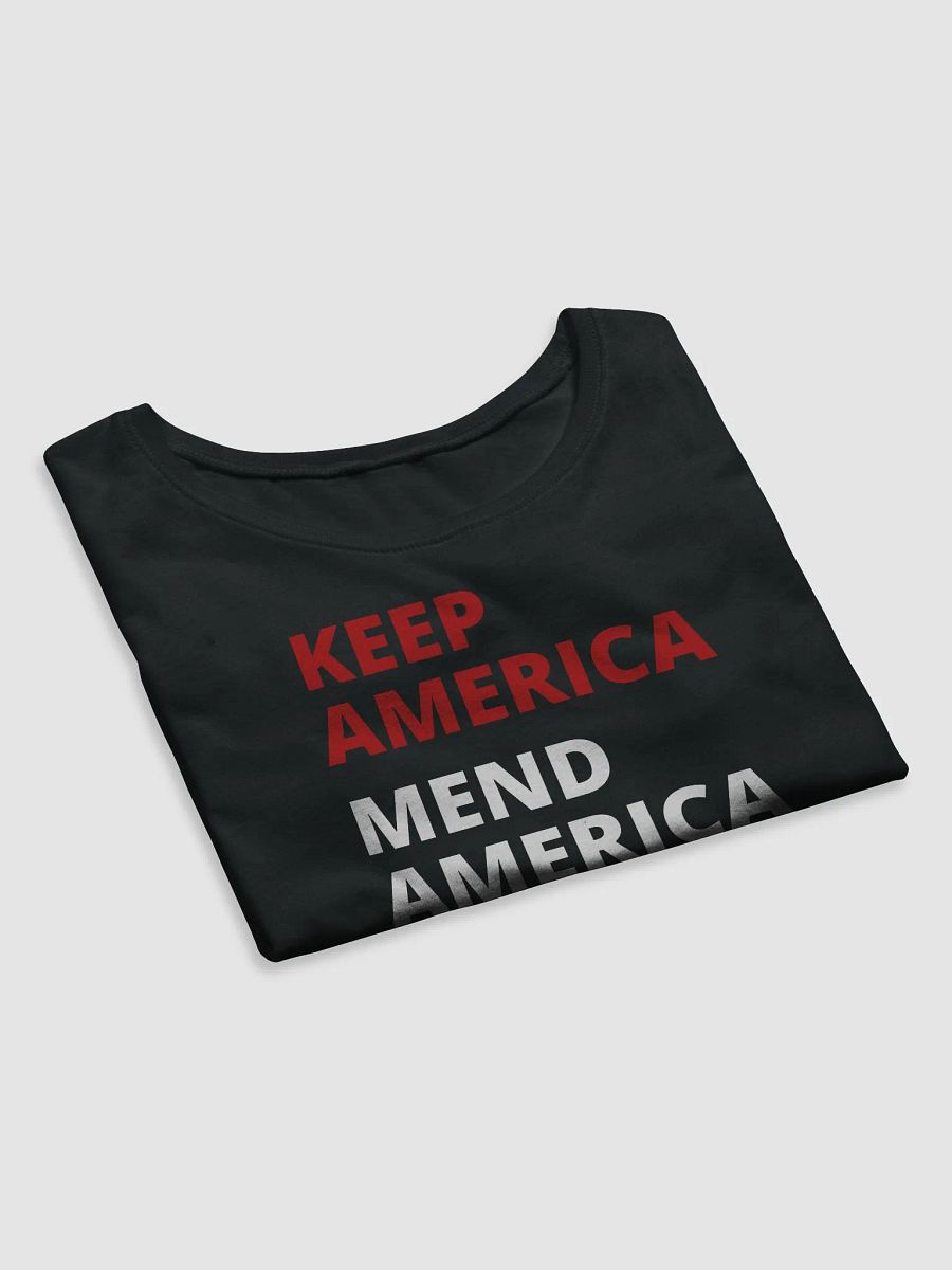 Patriotic KAMALA Keep Mend Love America Crop Tee product image (7)
