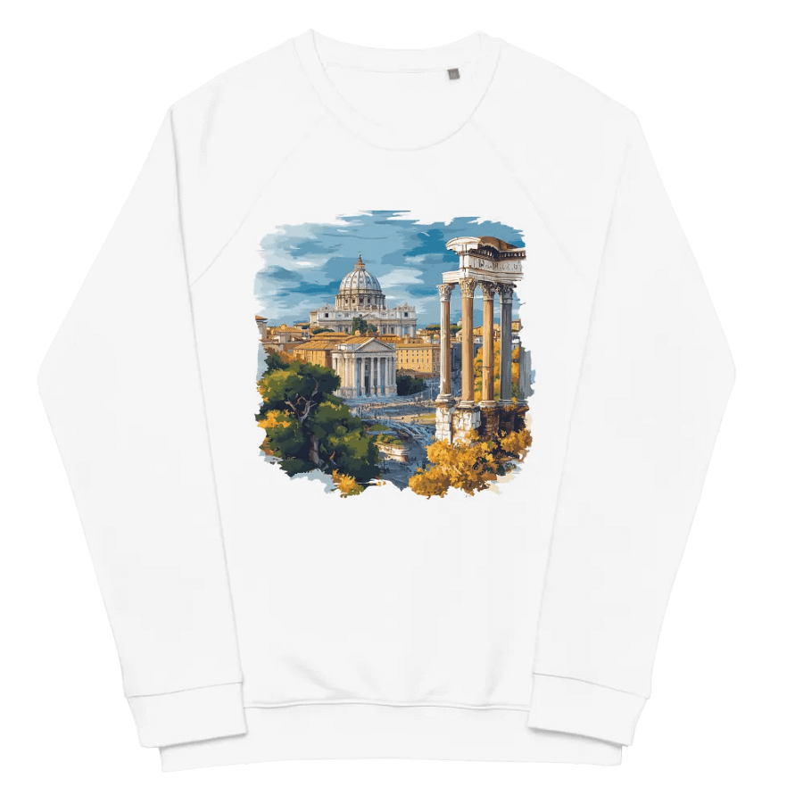 Rome City Unisex Hoodie – Ancient Ruins & Vatican Vibes product image (2)